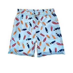 Snapper Rock Mens  Retro Surf Volley Board Short, Blue